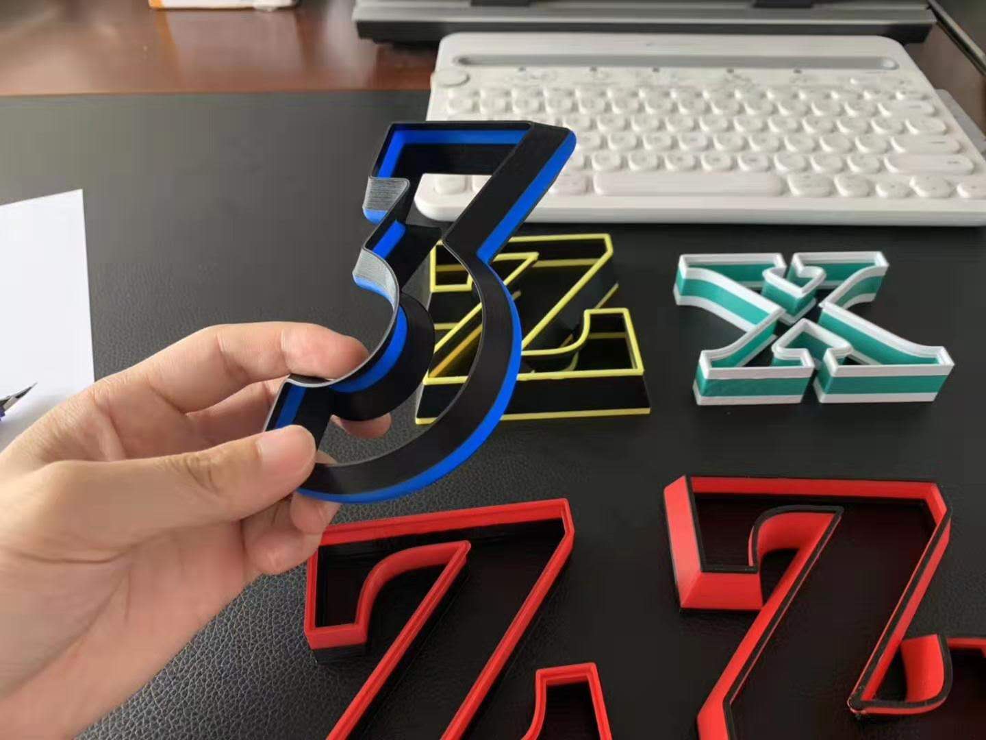 3D打印發光字廣告牌